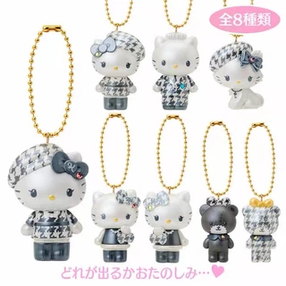 🔥1 กล่องเล็ก🌈 Hello Kitty Secret mascot charm ขาว-ดำ พวงกุญเเจ พร้อมส่งในไทย🔥 ของแท้ มีหน้าร้าน💛