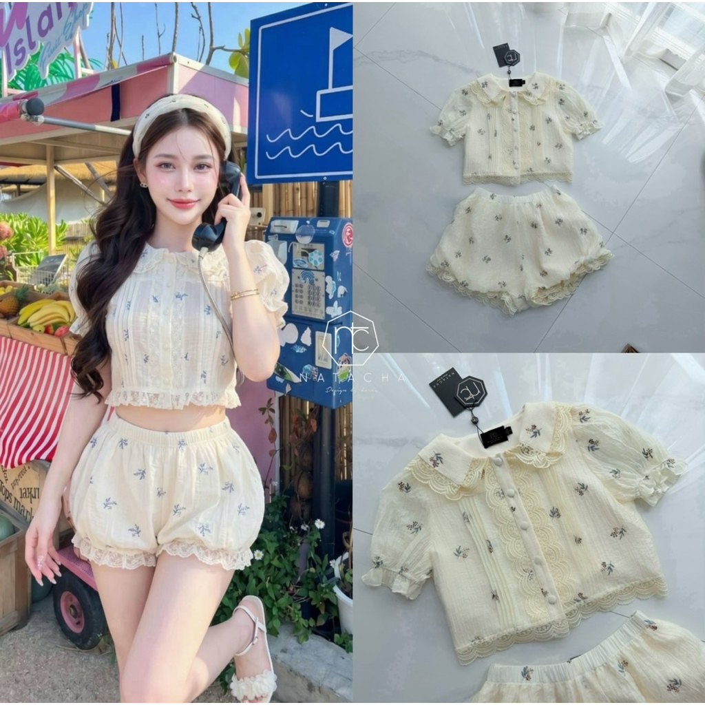 ชุดเซทน่ารักสดใส ชุดใส่ไปทะเล Pairy tale