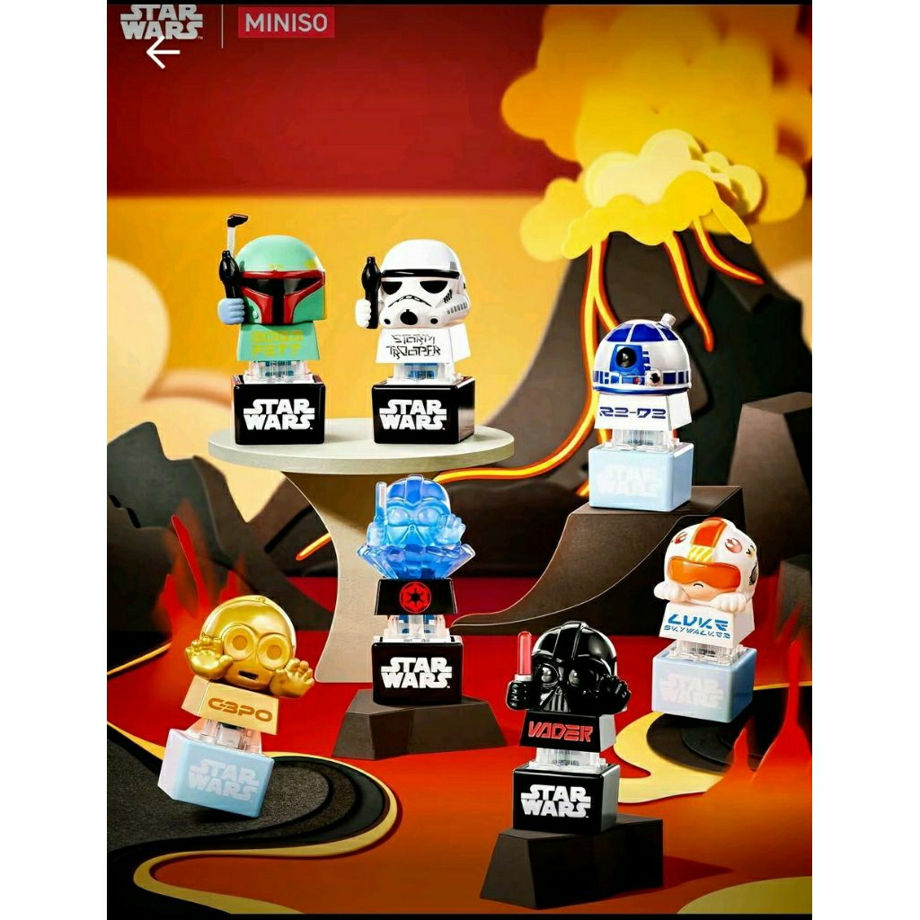 กล่องสุ่ม MINISO x STAR WARS Keycap ของแท้ 100%