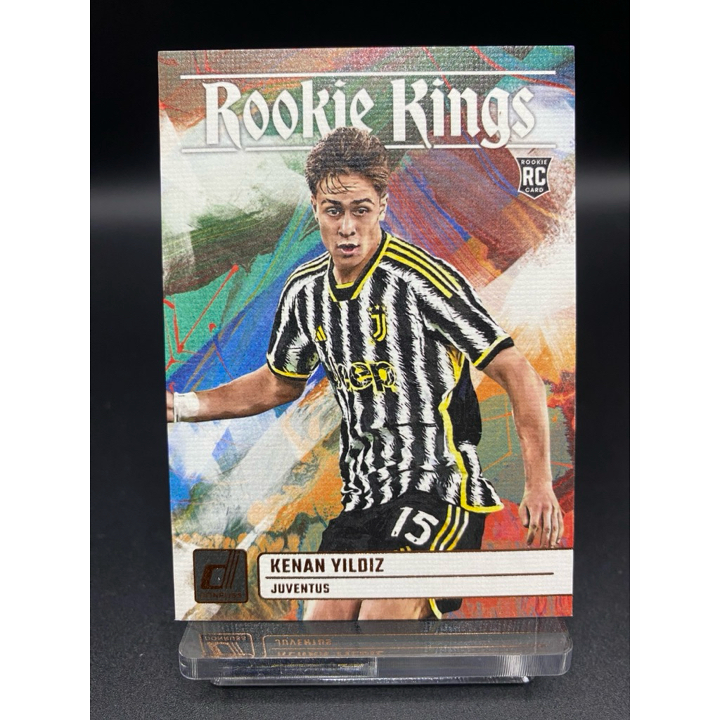 Kenan Yildiz Rookie Kings RC | 2023-24 Donruss Soccer 🇹🇷⚪⚫