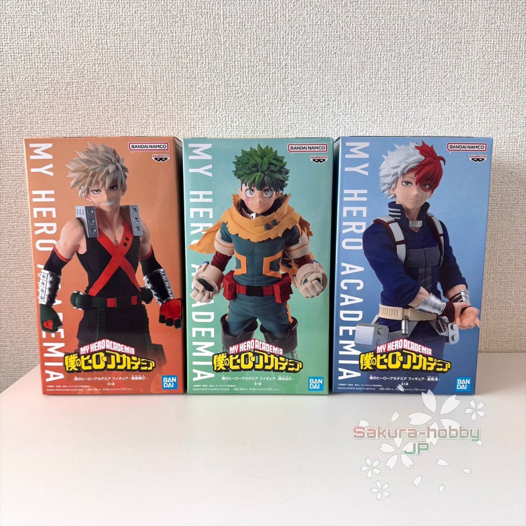 My Hero Academia - Izuku Midoriya / Katsuki Bakugo / Shoto Todoroki Figure Collection [Banpresto] [Direct from Japan]