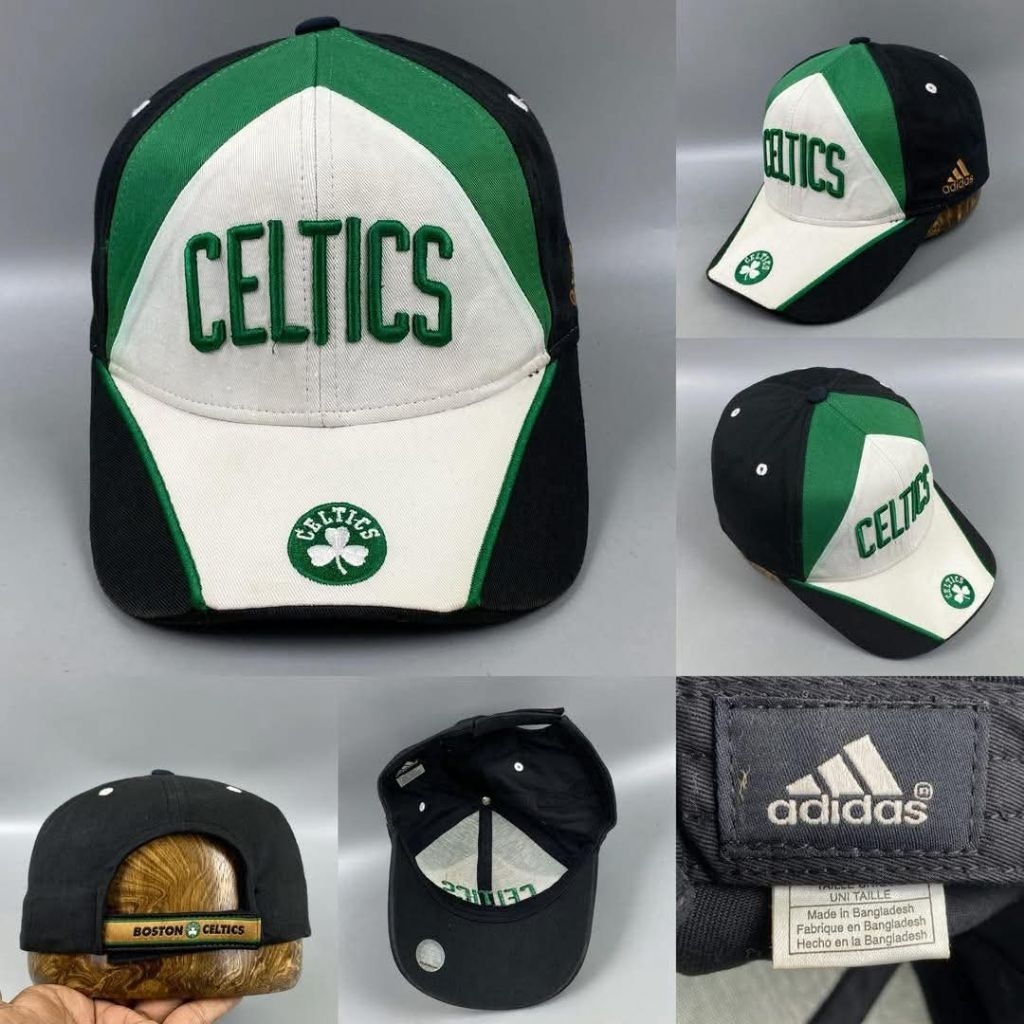 🧢 หมวก Adidas x Boston Celtics มือสอง ของแท้ ทรงสวย สภาพดีมาก
