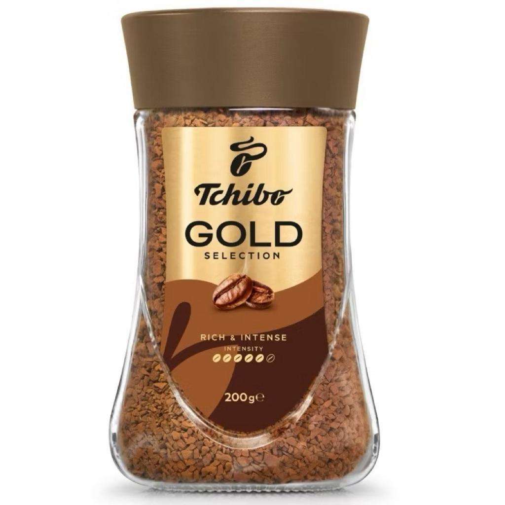 (EXP:เดือน2/2027ปกใหม่) Tchibo GOLD Selection Instant Coffee 200 g