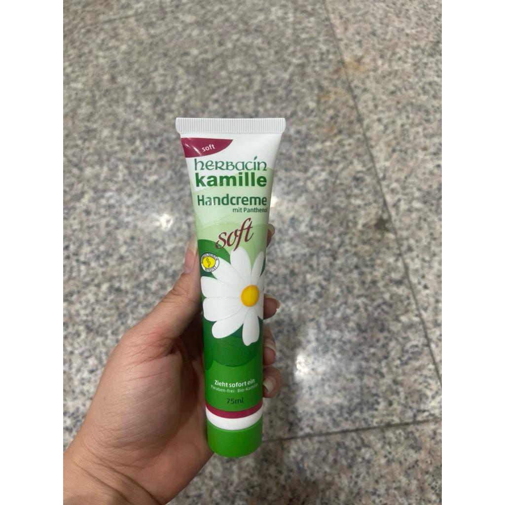 Herbacin Kamille Hand Cream with Glycerine 75ml ครีมทามือ