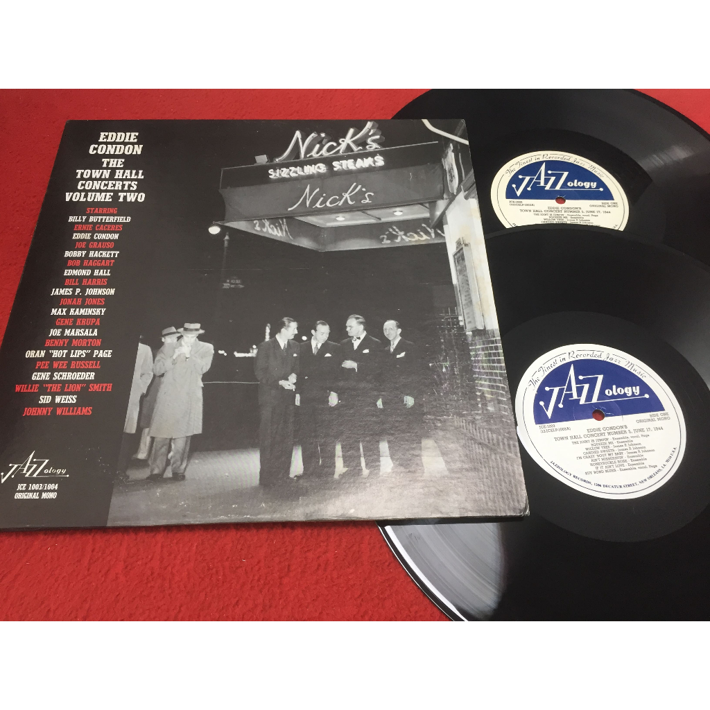 Eddie Condon - The Town Hall Concerts ขนาด 12 นิ้ว 2LP ร้าน PinHaiMusic B160