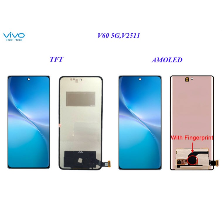 อะไหล่มือถือ Vivo V60 5G,V60e 5G,V2510,V2511,V2513/หน้าจอ LCD