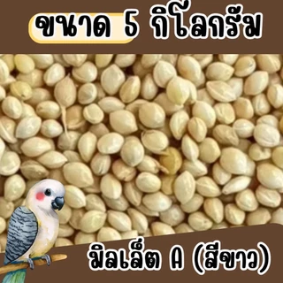 อาหารนกมิลเล็ตขาว แบบแบ่ง 5 kg.