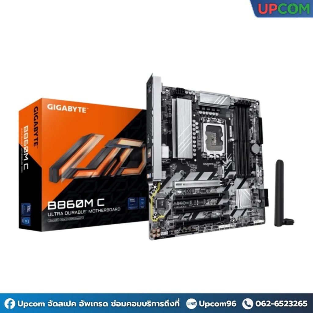[ของใหม่] GIGABYTE MAINBOARD B860M C (rev. 1.0) (DDR5) (wifi7)