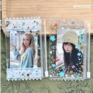 Stars Card Pouch | ซองใสลายดาวพาสเทล ใส่การ์ด บัตร สไตล์ญี่ปุ่น/เกาหลี