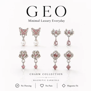 GEO Flutter Charm Collection ต่างหูแม่เหล็กดีไซน์ “ห้อยขยับได้” เพิ่มลูกเล่นให้ลุคดูมีชีวิต น่ารักแต่ยังคงความ Minimal