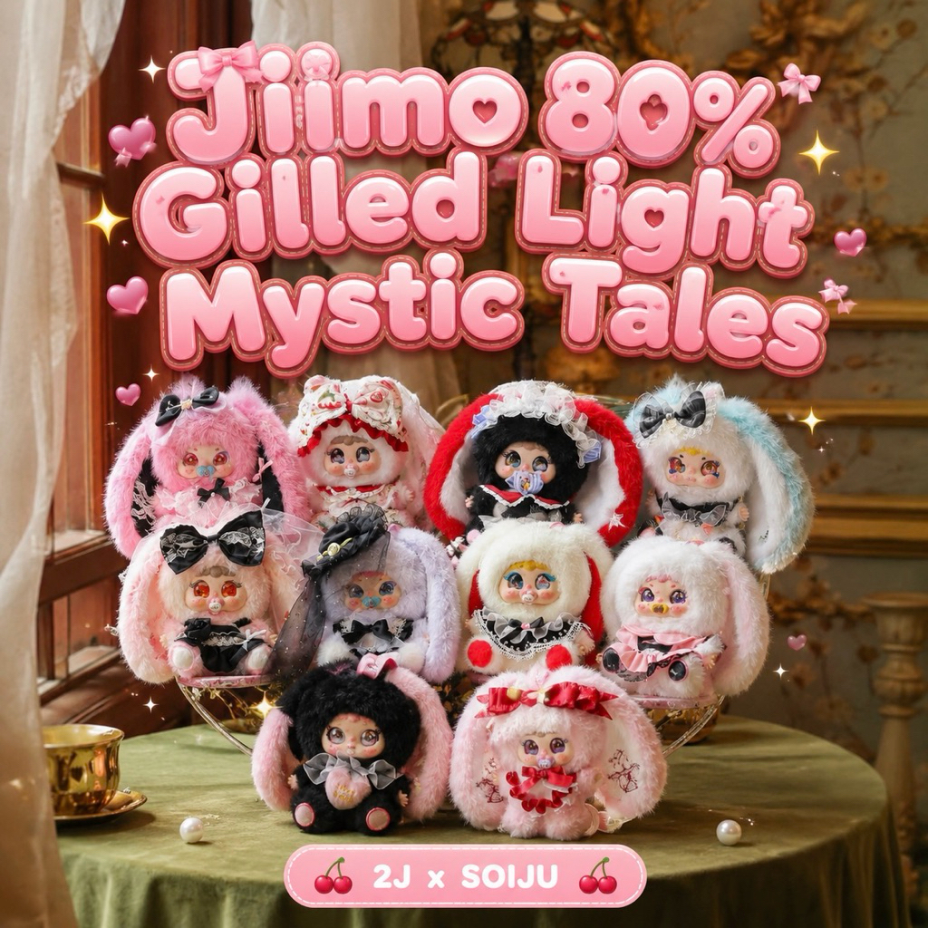 🪩 พร้อมส่งในไทย ᯓ ✈︎ Jiimo 80% Gilled Light Mystic Tales~🐰 * แบบระบุตัว