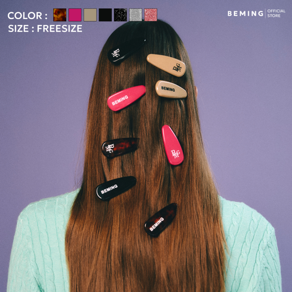 Bemingacc004 - BEMING Hair Clip - กิ๊บติดผม BEMING ทรงเรียวยาวติดแล้วช่วยเก็บผมแมตช์ได้ทุกสไตล์