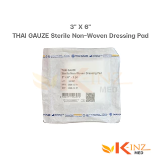 Top Dressing Sterile Thai Gauze ผ้าก๊อซปิดแผลขนาดใหญ่ ชนิดผ่านการสเตอร์ไรด์