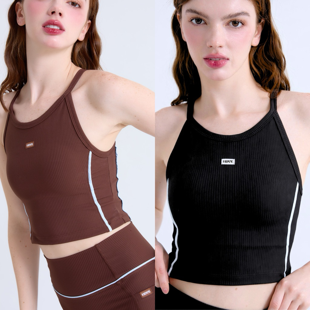 Mood Sculpt Tank - สปอร์ตบราตัวยาว มีฟองน้ำในตัว กระชับ ช่วยซัพพอร์ต (Built-in Bra) | THE MOOD MOVE