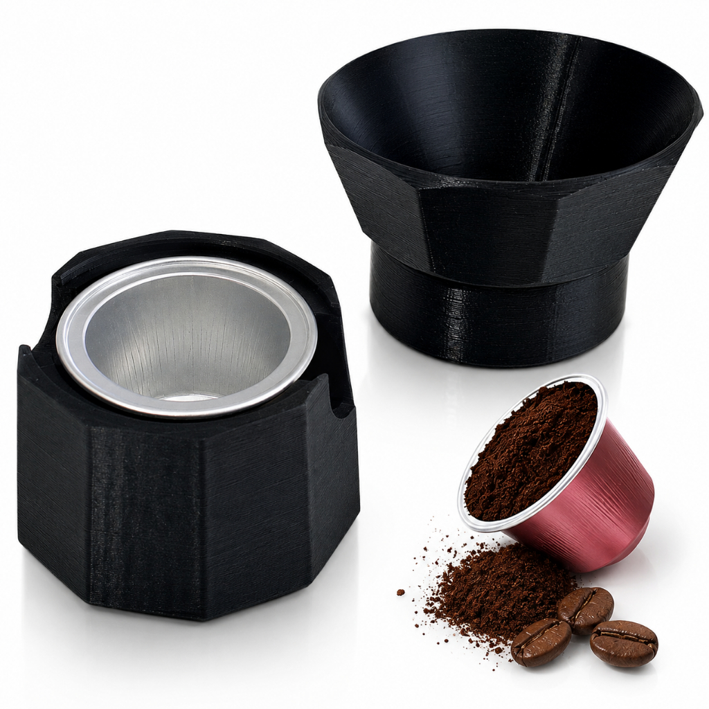 กรวยกรอกแคปซูล ใส่แคปซูล Nespresso ชุดเติมแคปซูล Nespresso