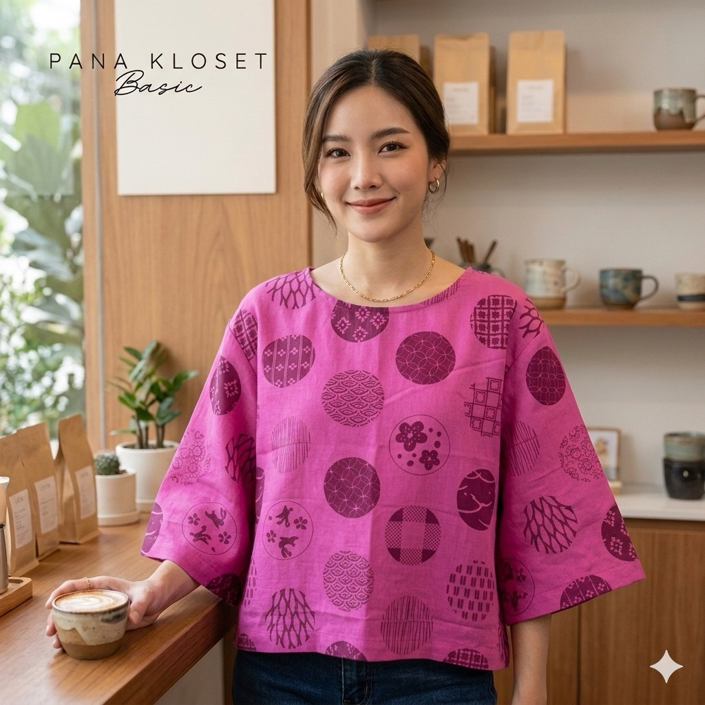 🩷เสื้อผ้าฝ้ายพิมพ์ลาย เสือสีชมพู🩷