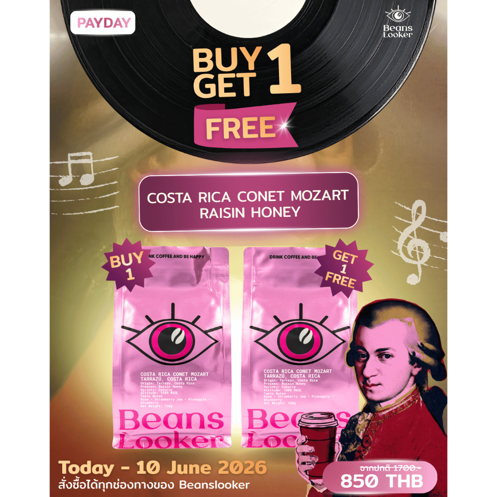 Payday Buy 1 Get 1 Free - COSTA RICA CONET MOZART – Raisin Honey