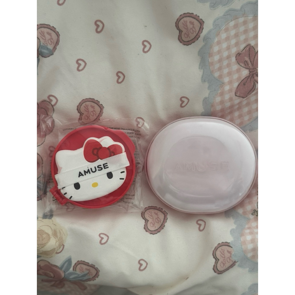 Amuse X Hello Kitty Limited Edition Collection Dew Ceramic Skin Perfector Cushion / Foundation