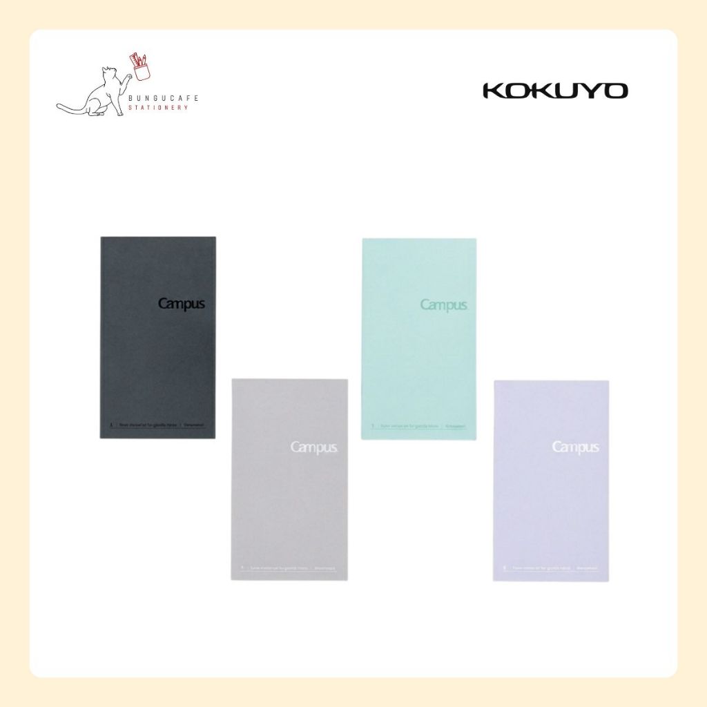 KOKUYO CAMPUS SEMI B5 POCKET NOTEBOOK 40 SHEET