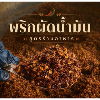 พริกผัดน้ำมัน 200 กรัม มังกรพ่นไฟ เผ็ดหอม ผัดใหม่ทุกวัน ไม่ใส่สี(ผัดปุก)