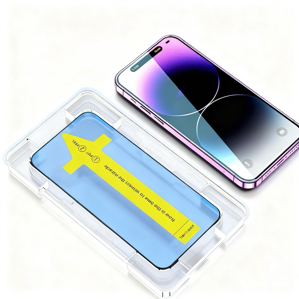 ติดง่าย HD ฟิล์มกระจกใส เต็มจอ for iPhone 11 16 15 17 ProMax 14 13 12 Pro Max XR 7 8 14 15 Plus ไอโฟน 11 12 13 14 15 Pro