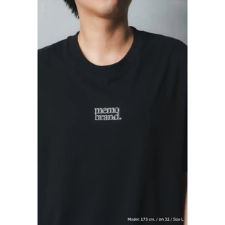 MeMo™ | NEW | Memo Utility งานสกรีน Metallic 3D เนื้อ TPU ผ้า Supersoft แขนสั้น ทรง Unisex