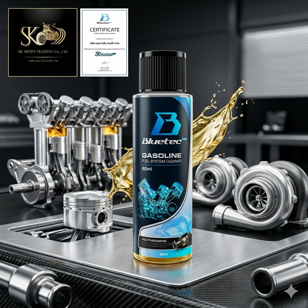 Bluetecboost ดีเซล 60ml.น้ำยาล้างหัวฉีด เพิ่มประสิทธิภาพ เพิ่มการเผาไหม ถัง-ท่อ-แคต ครบจบในขวดเดียว