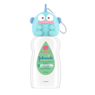 [แถมฟรี ซานริโอ้ 5แบบ] จอห์นสัน เบบี้ ออยล์ 125 มล. x5 [Free Sanrio 5 Sets] Johnson's Baby Oil 125 ml. x5