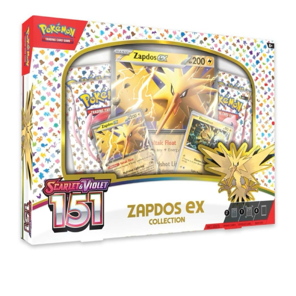 Pokémon TCG: Scarlet & Violet—151 Collection—Zapdos Ex Box