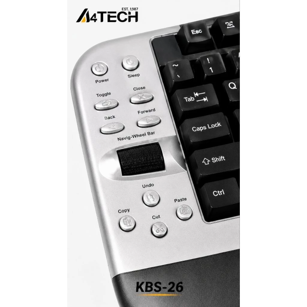 Keyboard A4tech Wired Multimedia PS/2 KBS-26 thumbnail 8