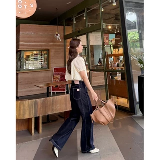 janunstudio • OJO jeans 3 สี (กางเกงยีนส์โอโจ้) - ดีเทลเส้นคู่ด้านข้าง เสกหุ่นเพรียว ผ้านุ่ม ยืดหยุ่น ทรงกระบอกกลาง