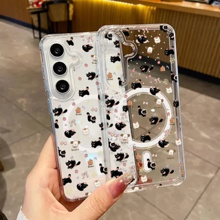 เคสแม่เหล็ก เคส For Samsung A36 A55 A06 A37 A57 A56 5G A07 4G A17 5G A16 A26 S26 A35 A54 S24 FE S23 S25 Ultra เคสทรศัพท์