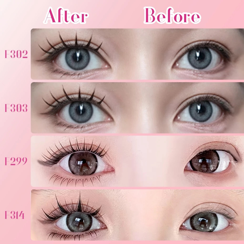 Dreehalo ขนตาปลอมลุคญี่ปุ่น ใส่แล้วตาโตทันที หวานเหมือนตุ๊กตา F302 thumbnail 5
