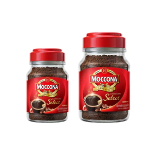 [ 1 กระปุก ] Moccona มอคโคน่า คลาสสิค เบลนด์ ซีเล็ค กาแฟสำเร็จรูป ขนาด 45-100 กรัม มี 2 ขนาด (แดง)