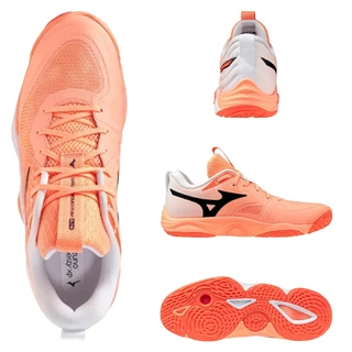 รองเท้าวอลเลย์บอล Mizuno รุ่น Wave Moment Elite รองเท้าวอลเลย์บอล วัสดุรีไซเคิลมากกว่า 90% รอบรับแรงกระแทกได้อย่างดี