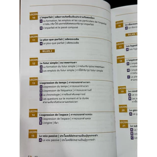 GRAMMAIRE ไวยากรณ์ภาษาฝรั่งเศส A1-2 เล่ม 1-2/CONJUGAISON ผันกริยาภาษาฝรั่งเศส