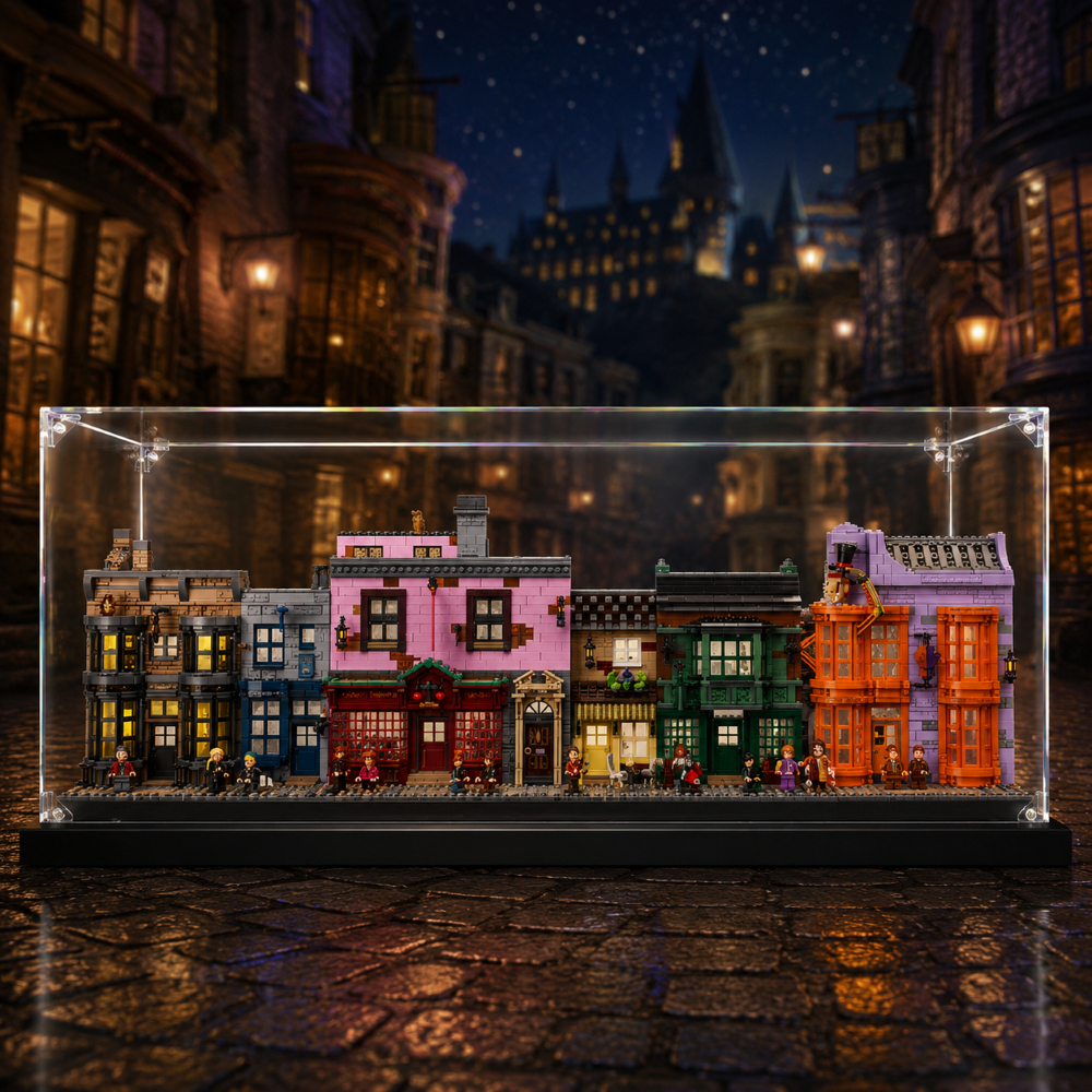 Acrylic Display Box กล่องโชว์อะคริลิค กันฝุ่น For Lego 42172 McLaren P1 ตู้โชว์โมเดล รถแข่ง ใส่ Labubu Popmart สั่งตัดตามขนาด