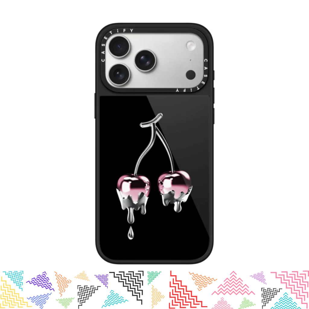 เคสมือถือ CASETiFY | Colored Melting Cherry [Inspo] For iPhone Samsung แท้ พร้อมส่ง เคสกันกระแทก