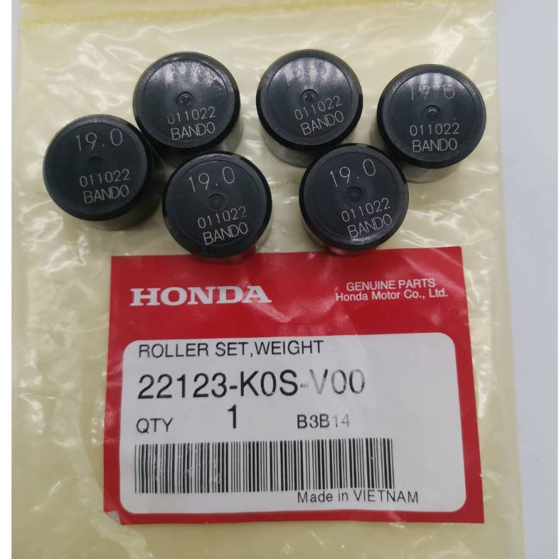 เม็ดคลัทช์ ตุ้มน้ำหนัก รถPCX-160 เม็ดปรับความเร็วรถ PCX160  ของแท้ศูนย์ HONDA