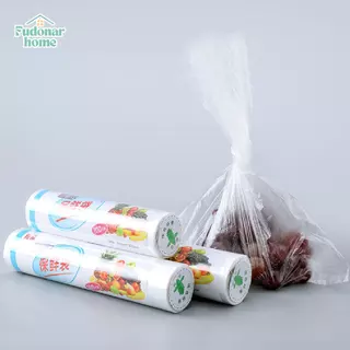 Fudonar ถุงเก็บอาหาร ถุงถนอมอาหาร แบบม้วน PE Food Grade สำหรับแช่ตู้เย็น ใช้งานง่าย