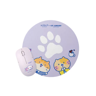 ANITECH WMP01ชุดคอมโบเซ็ต KU-WMP01 เม้าส์ไร้สาย+แผ่นรองเม้าส์ เชื่อมแบบ USB
