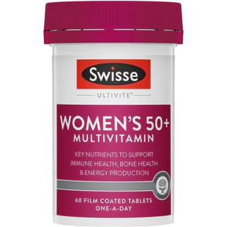 Swisse Mens, Womens Multivitamin 50+ 90 Tablets วิตามินรวมสำหรับผู้ชาย ผู้หญิงวัย 50+