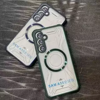เคสใส แม่เหล็ก สำหรับ Samsung A27 A37 A57 S26FE S25FE S24FE S23FE S21FE กันกระแทก
