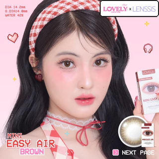 [ของแท้] คอนแทคเลนส์รายเดือน Lovelyplus รุ่น Mini Easy air มินิอีซี่แอร์ ดูธรรมชาติ สีดูละมุน น่ารักๆ สไตล์เกาหลีสุดๆ