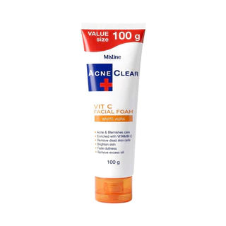 Mistine Acne Clear Facial Foam มิสทิน แอคเน่ เคลียร์ เฟเชี่ยล โฟมล้างหน้า 100กรัม