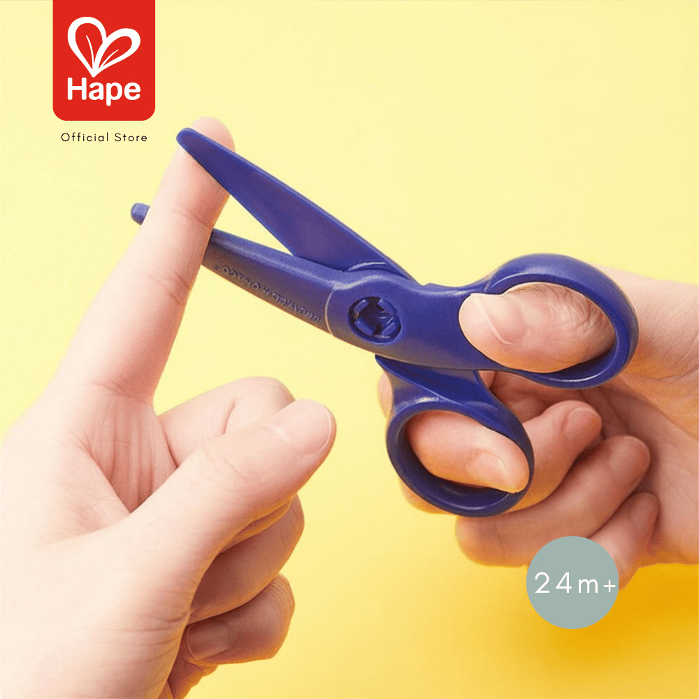 Hape - Kid's Scissors Yellow مقص أطفال باللون الأصفر 24M+ صورة 2