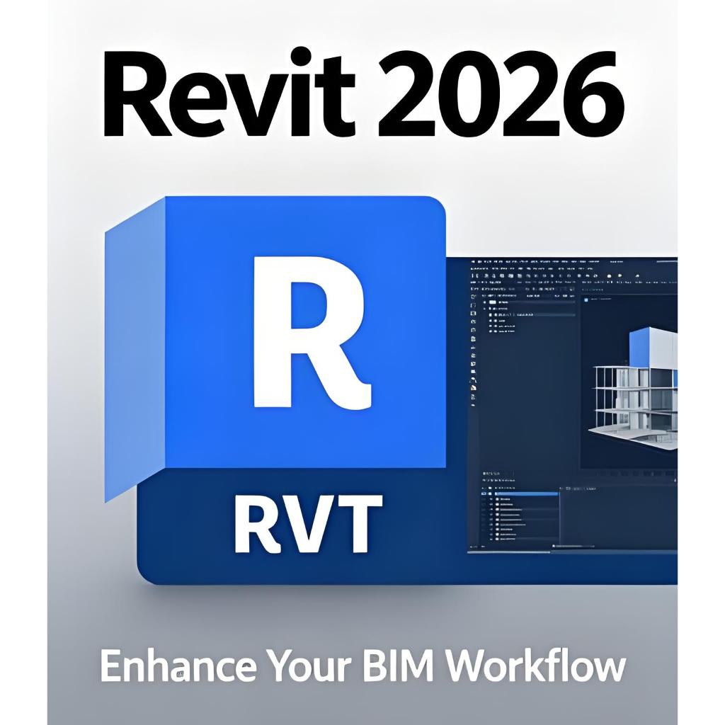 Revit 2026 โปรแกรม BIM ออกแบบโครงสร้างอาคาร สำหรับ Windows