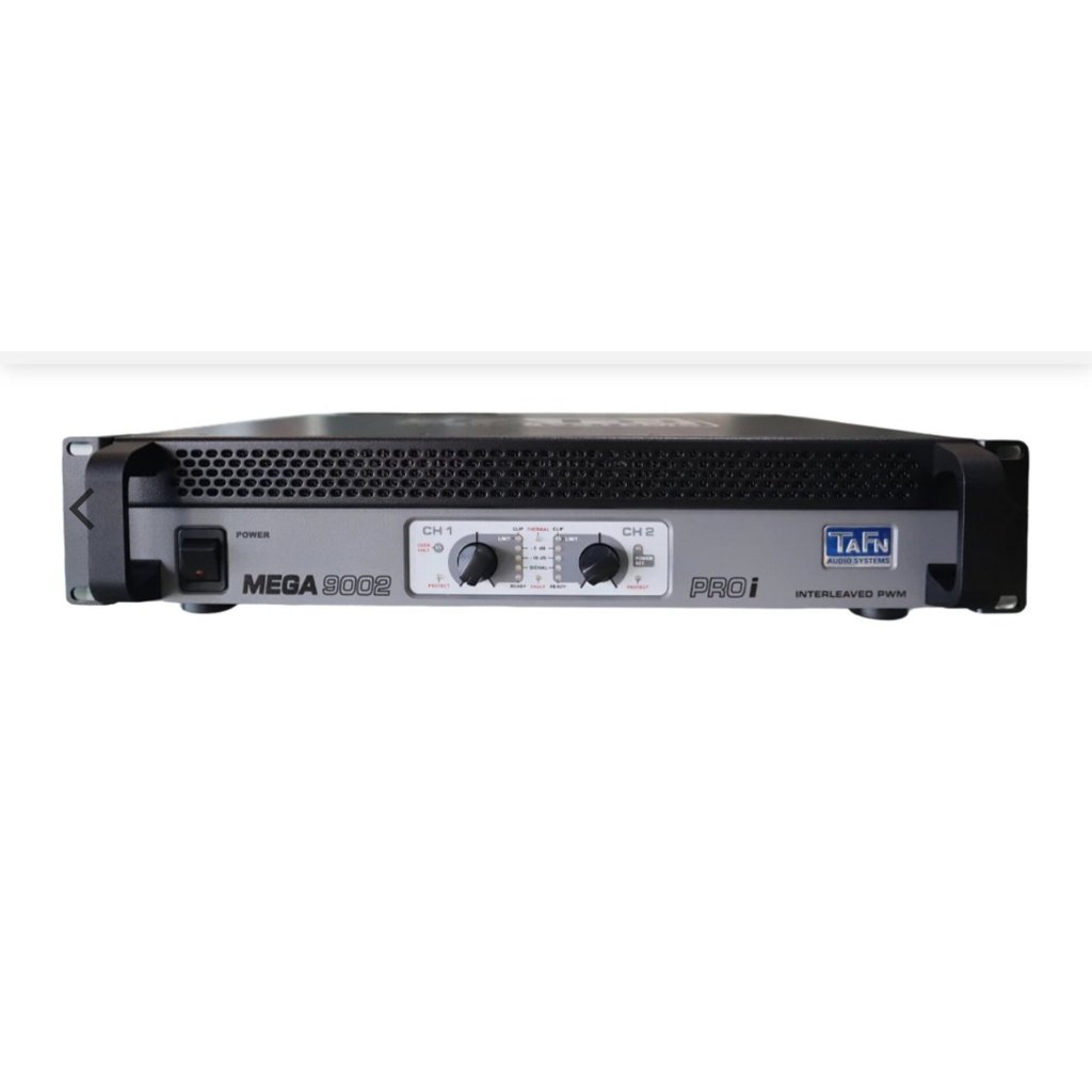 TAFN Mega 9002 Pro i เพาเวอร์แอมป์ 2 แชนแนล กำลังขับ 3000 วัตต์ที่ 4 โอห์ม โหลดได้ถึง 2 โอห์ม