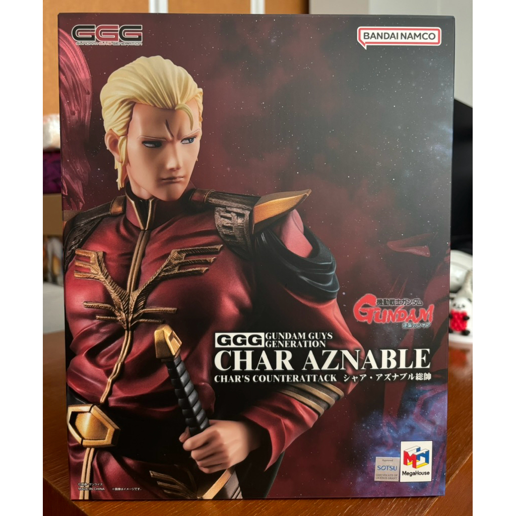 Megahouse GGG CHAR AZNABLE มือหนึ่ง GUNDAM GUYS GENERATION