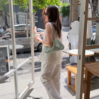 tshop เสื้อ Sunday white lace